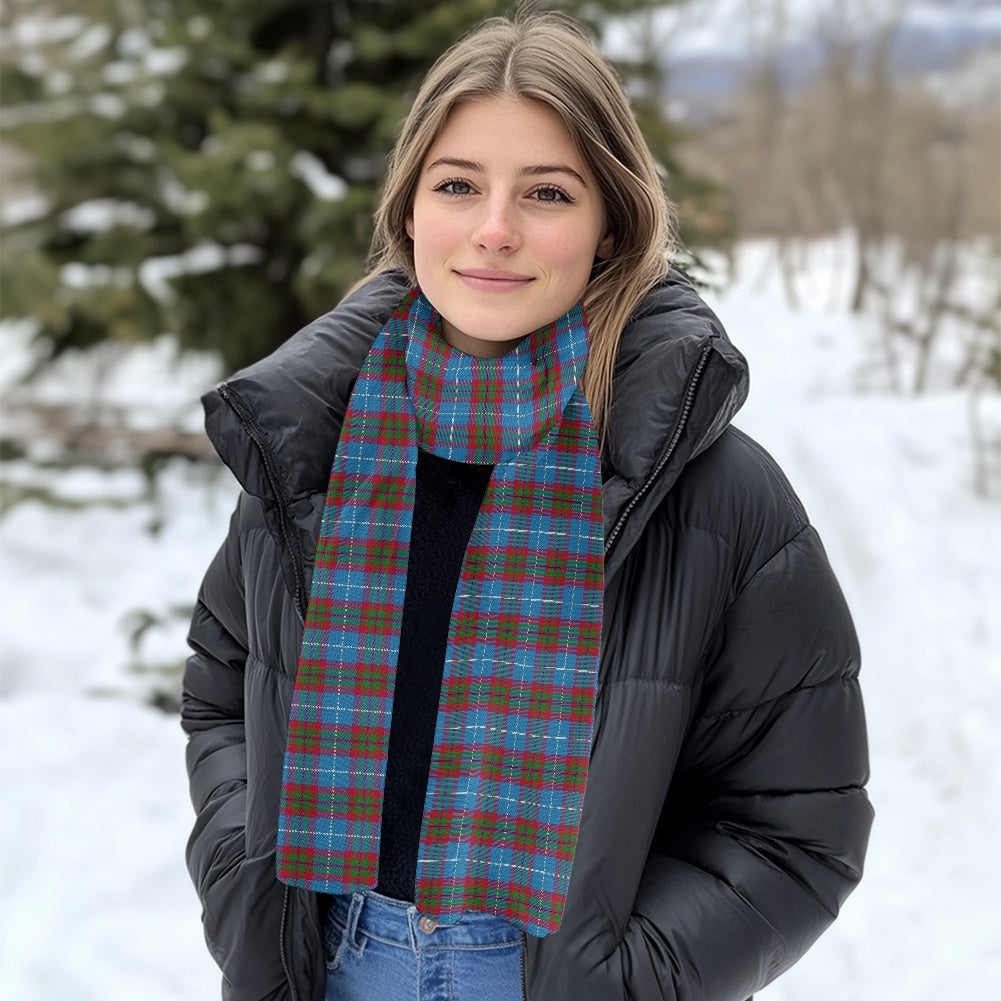 Clan Moubray Tartan Fluffy scarf