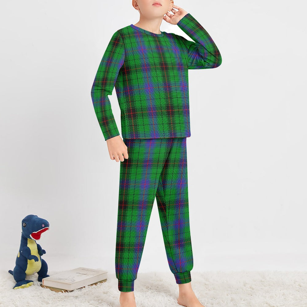 Clan Davidson Tartan Boy's Pajama suit