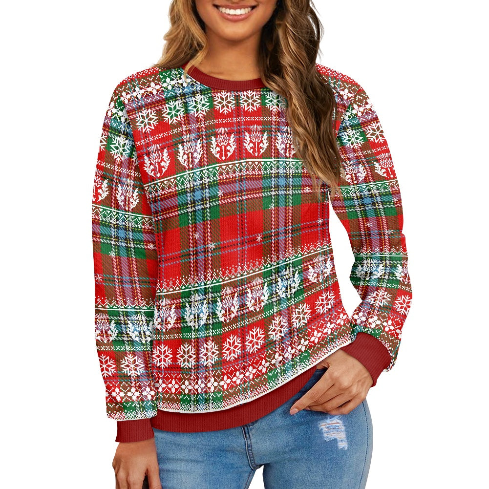 Clan MacLean Tartan Christmas Ugly Sweater