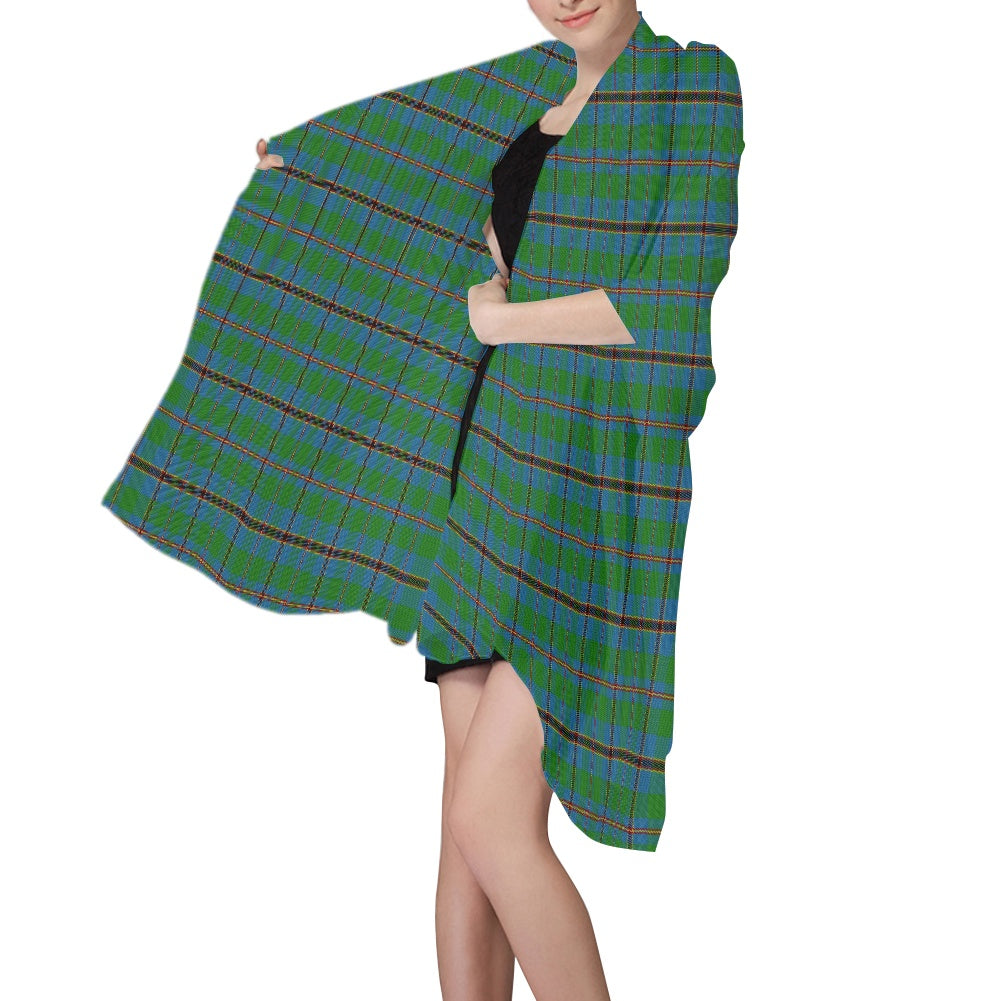 Clan Snodgrass Tartan Chiffon Scarf