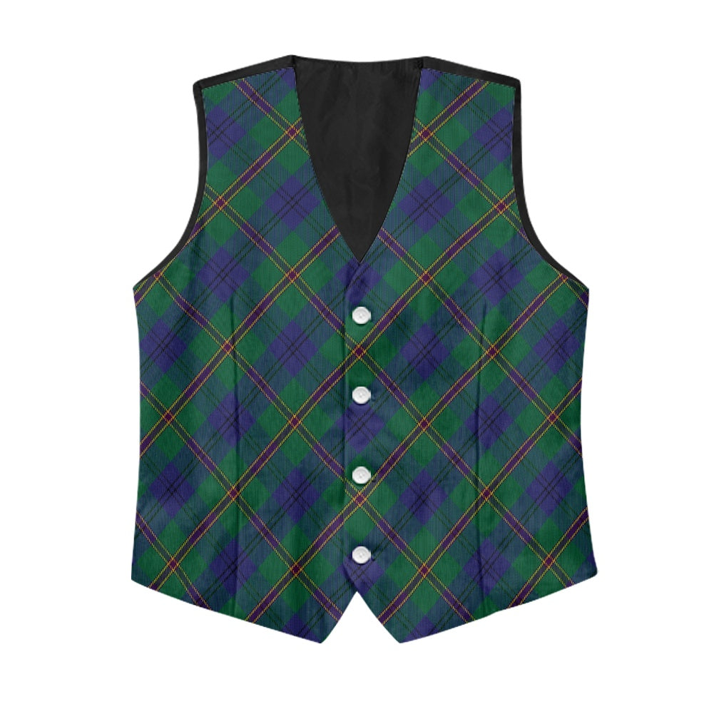Clan Lowry Tartan Bias Suit vest jacket
