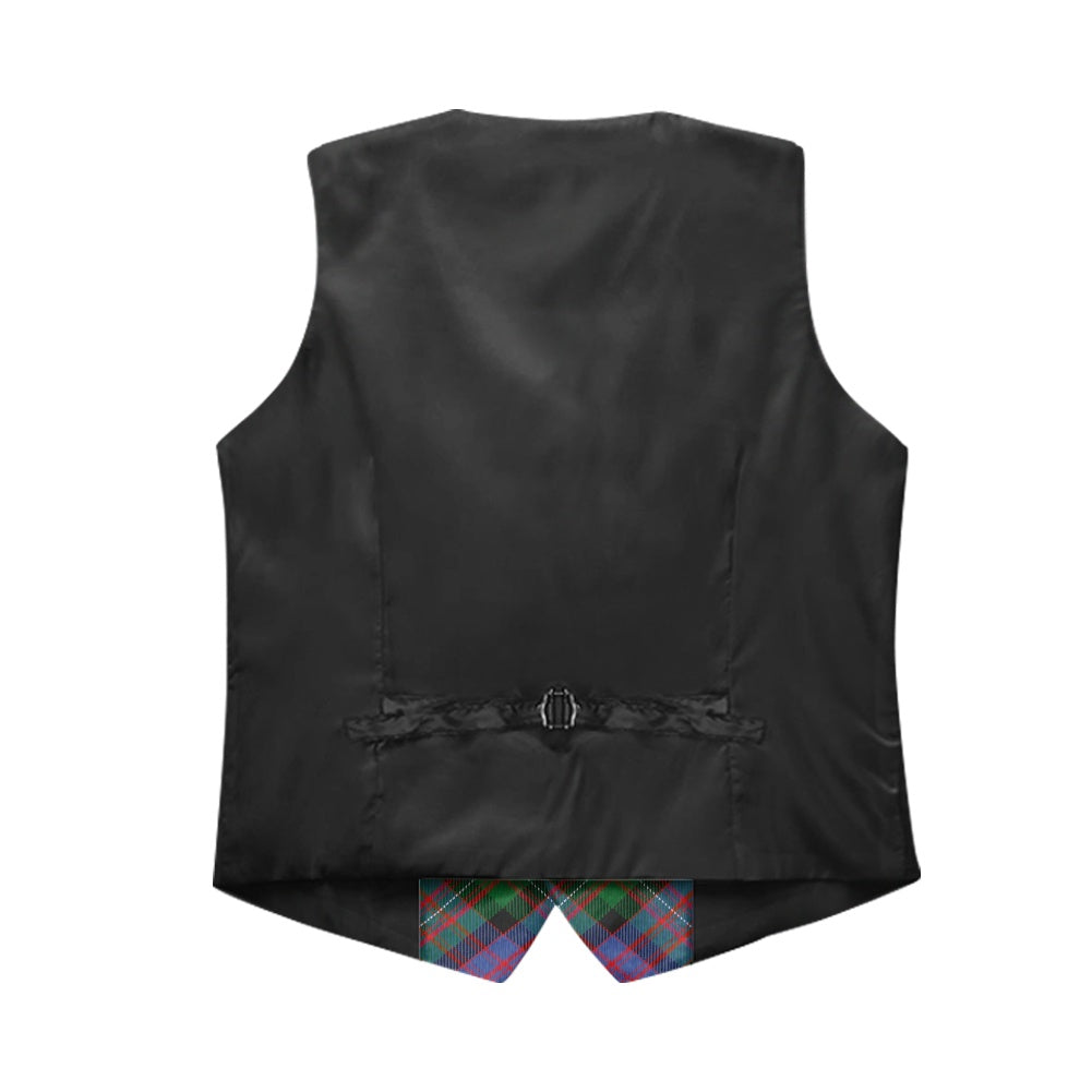 Clan MacDonnell of Glengarry Tartan Bias Suit vest jacket