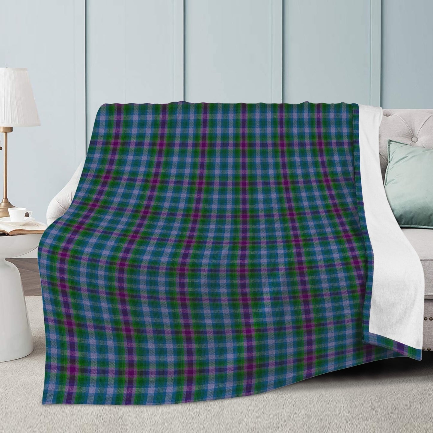 US State - Virginia Tartan Fleece Blanket