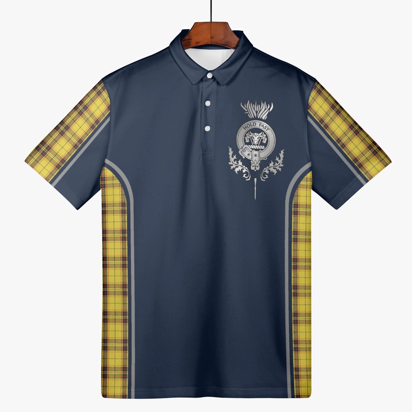 Clan MacLeod Crest & Tartan Polo Shirt