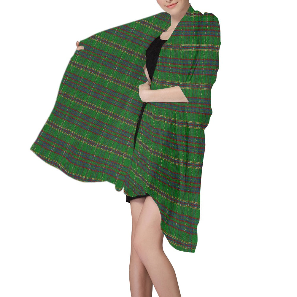 Irish County Westmeath Tartan Chiffon Scarf
