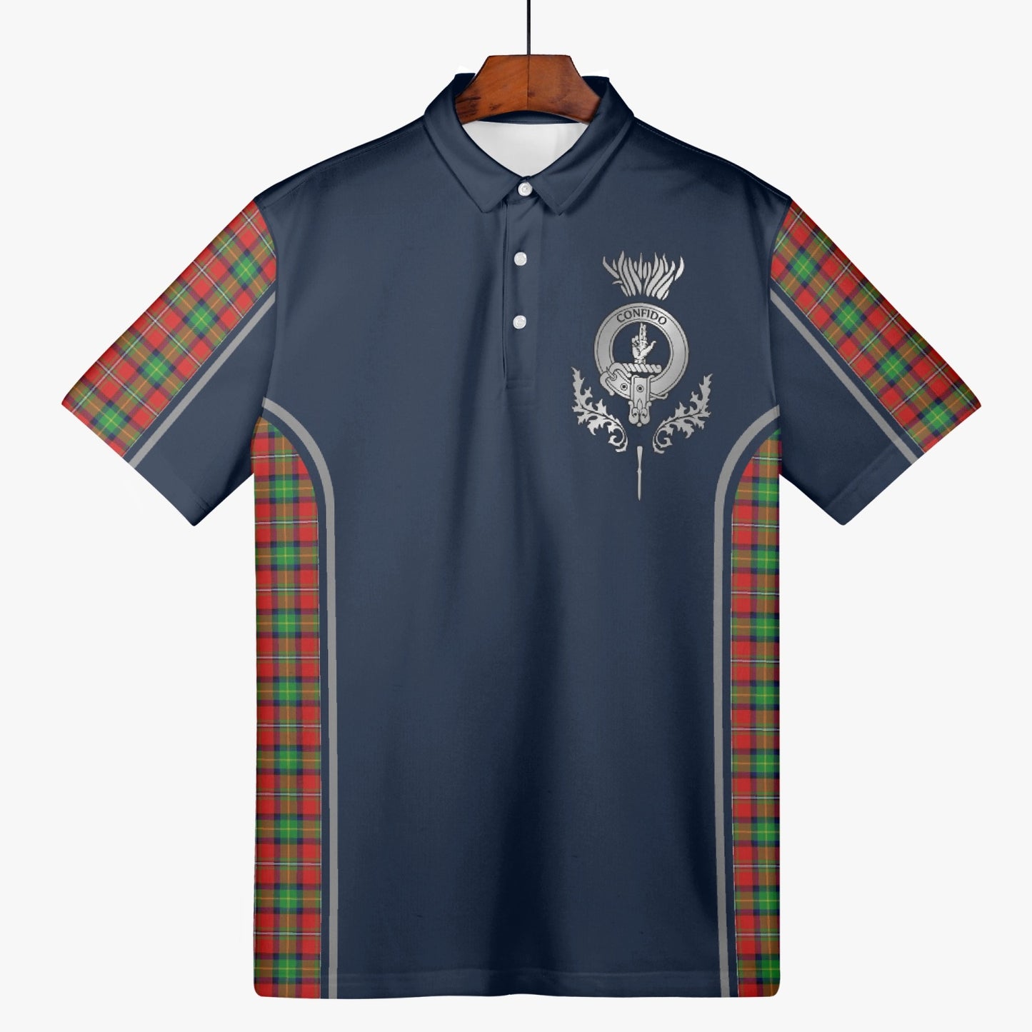 Clan Boyd Crest & Tartan Polo Shirt