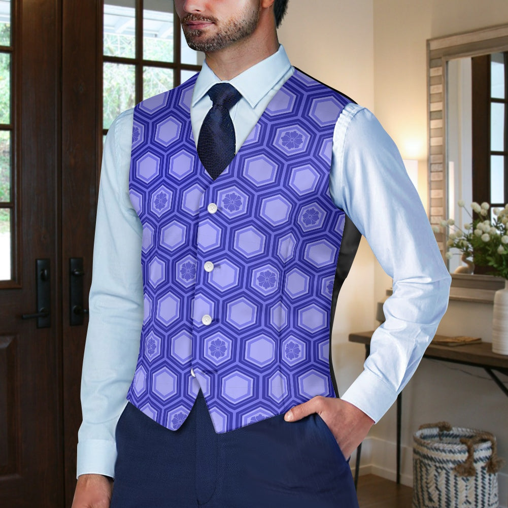 Japanese Wagara - Kikko Suit vest jacket