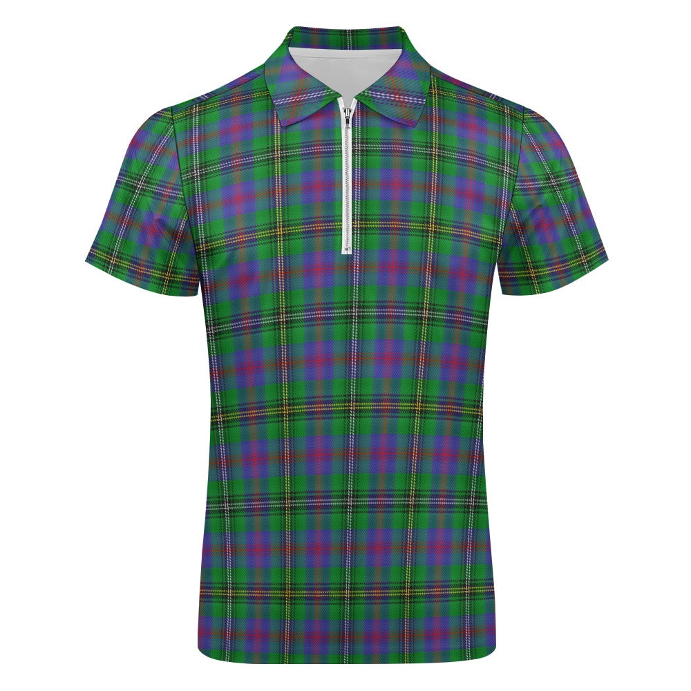 Clan Wood Tartan Short sleeve polo shirt