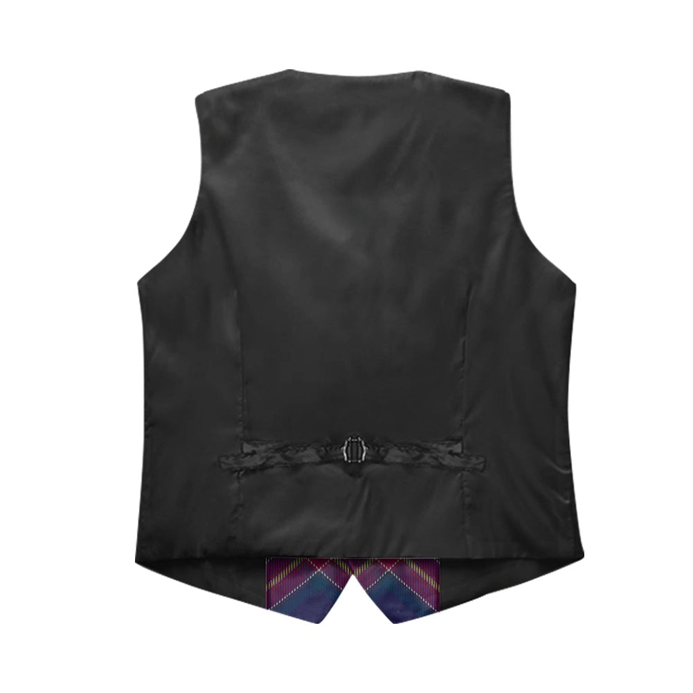Scottish National Tartan Bias Suit vest jacket