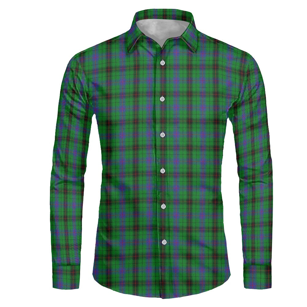 Clan Davidson Tartan long-sleeved shirt