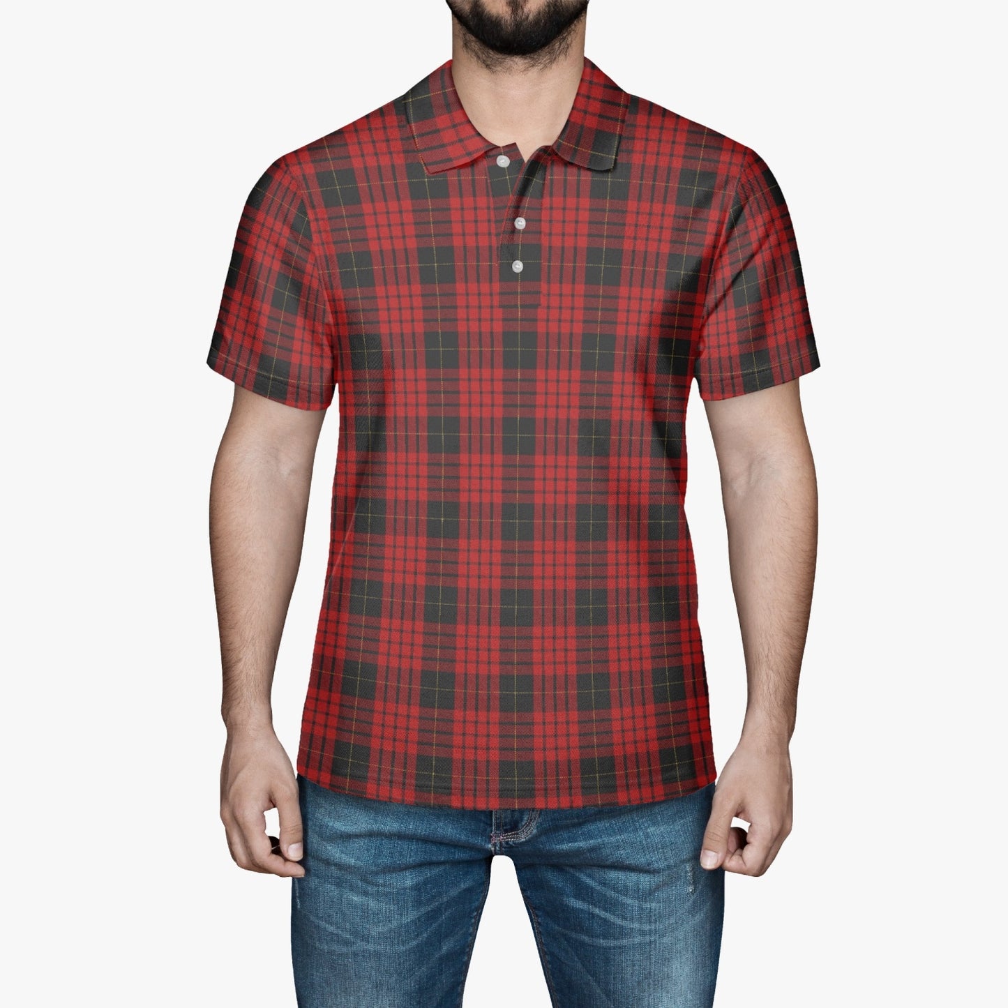 Clan MacQueen Tartan Polo Shirt