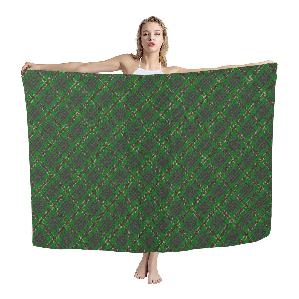 Irish County Westmeath Tartan Bias Chiffon Scarf