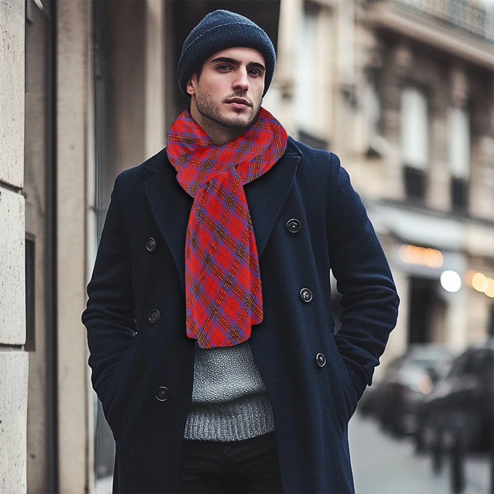 Clan Leslie Tartan Fluffy scarf