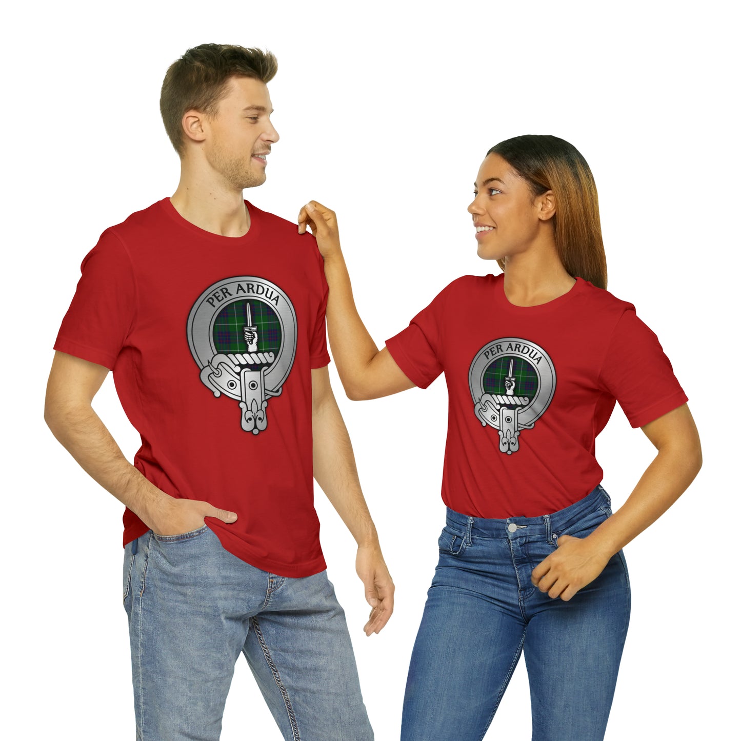 Clan MacIntyre Crest & Tartan | Unisex T-Shirt