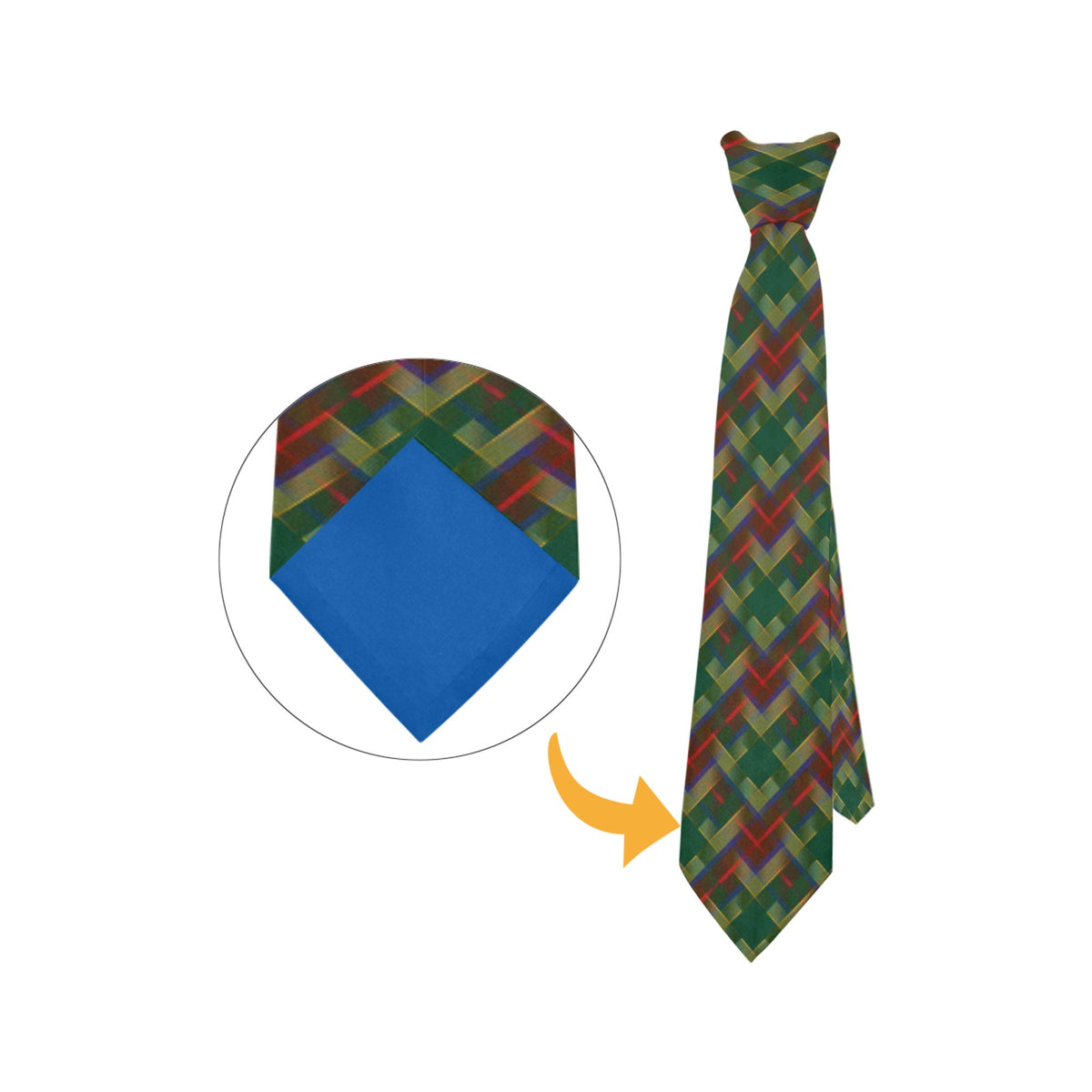 Irish County Waterford Tartan Necktie