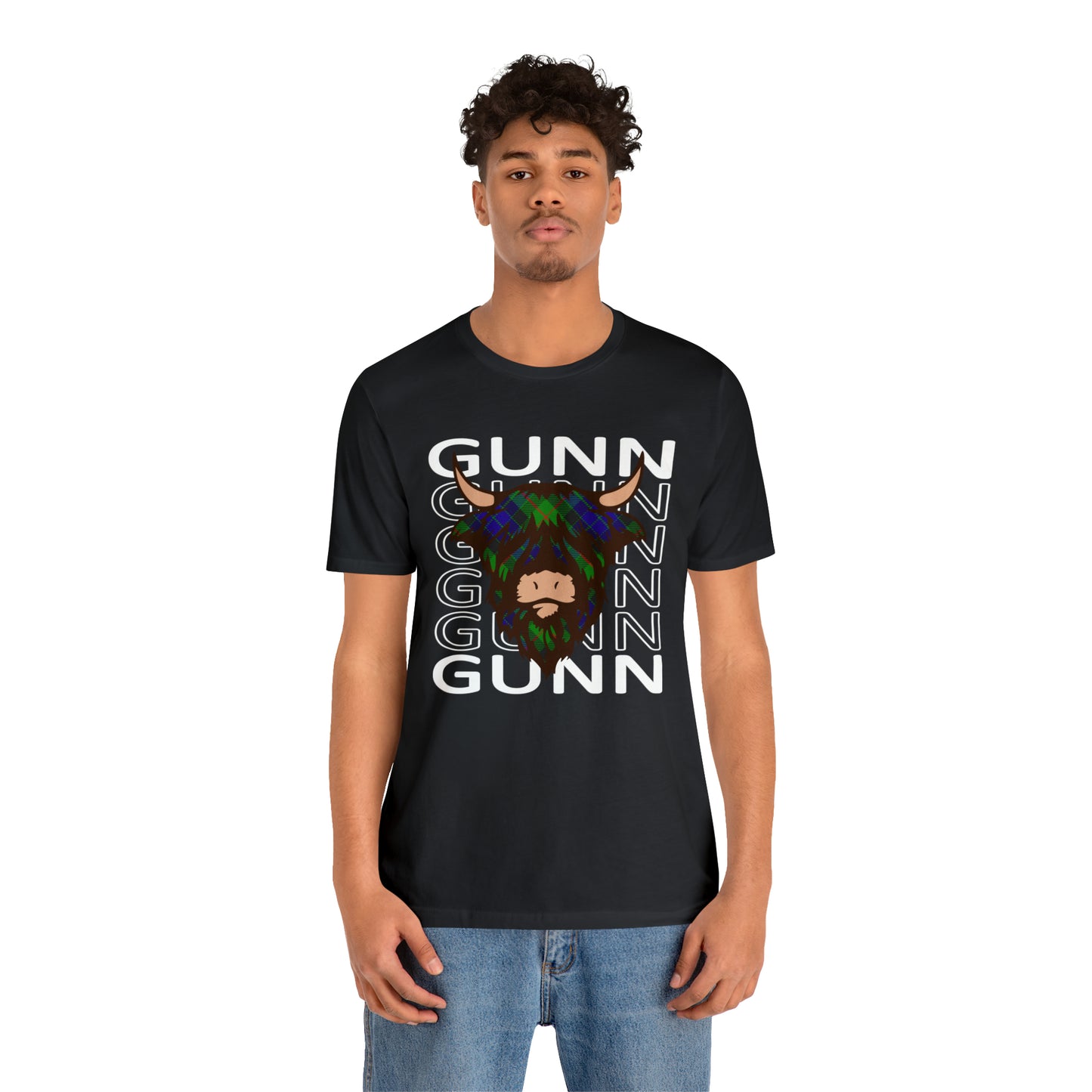 Clan Gunn | Hairy Coo | Unisex T-Shirt