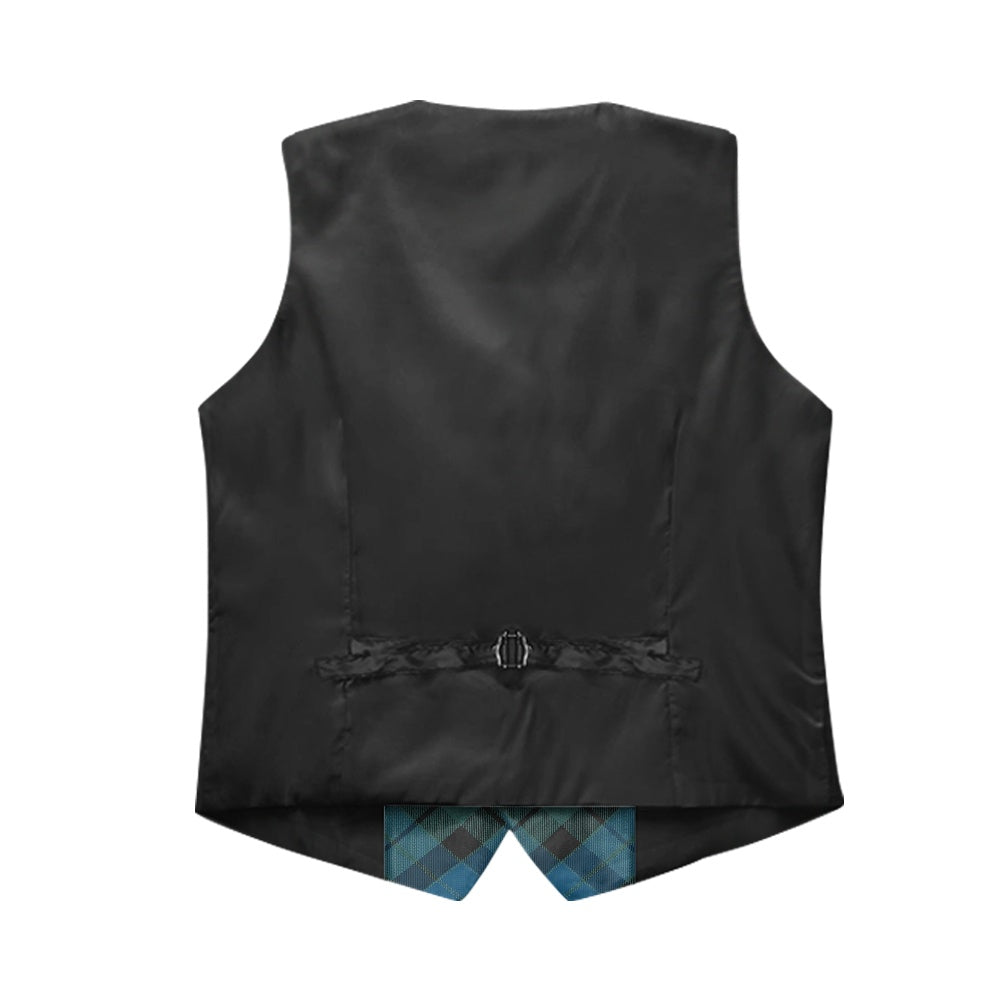 Clan MacKay Ancient Tartan Bias Suit vest jacket