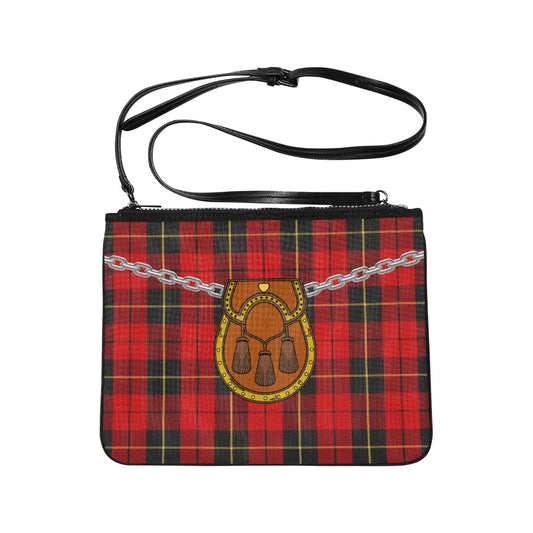 Clan Wallace Tartan Kilt Clutch Bag