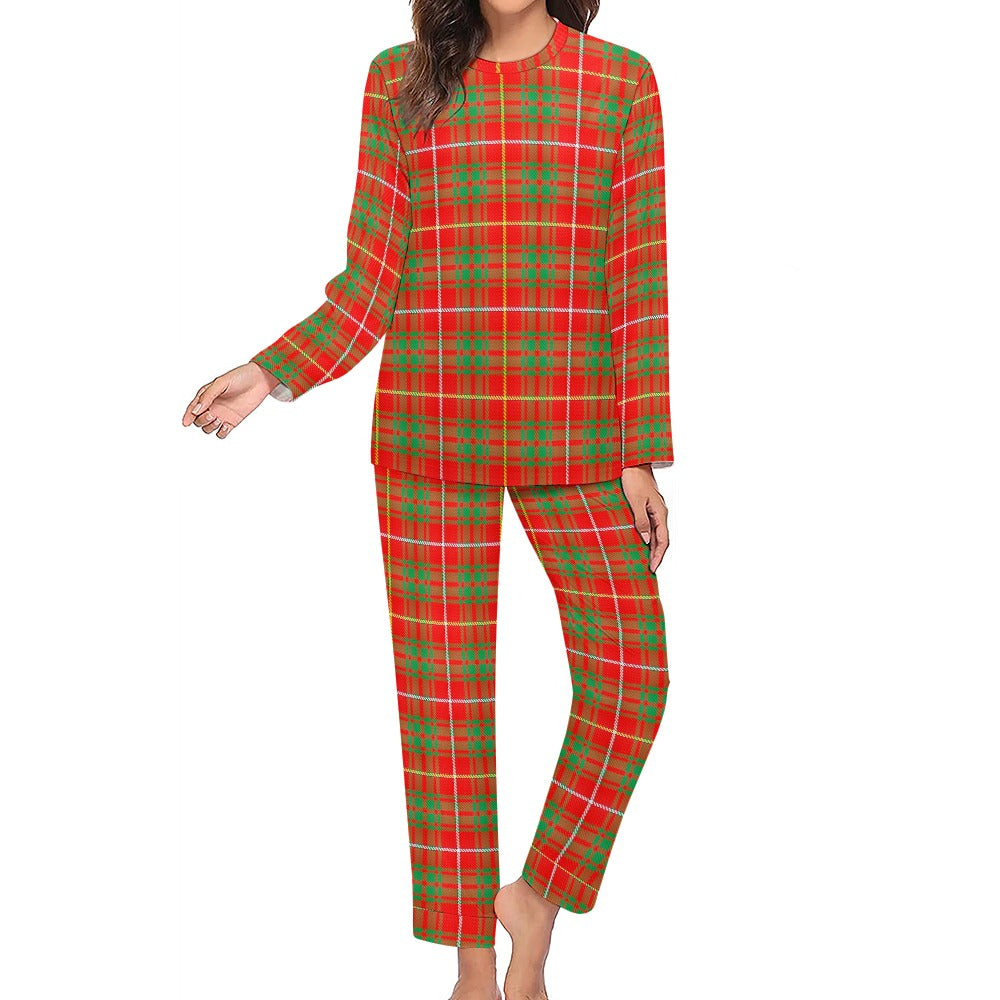 Clan Bruce Tartan Women's Pajama Set