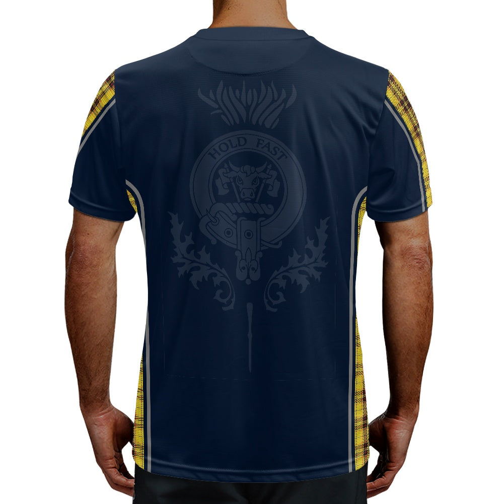 Clan MacLeod Crest & Tartan Football Shirt