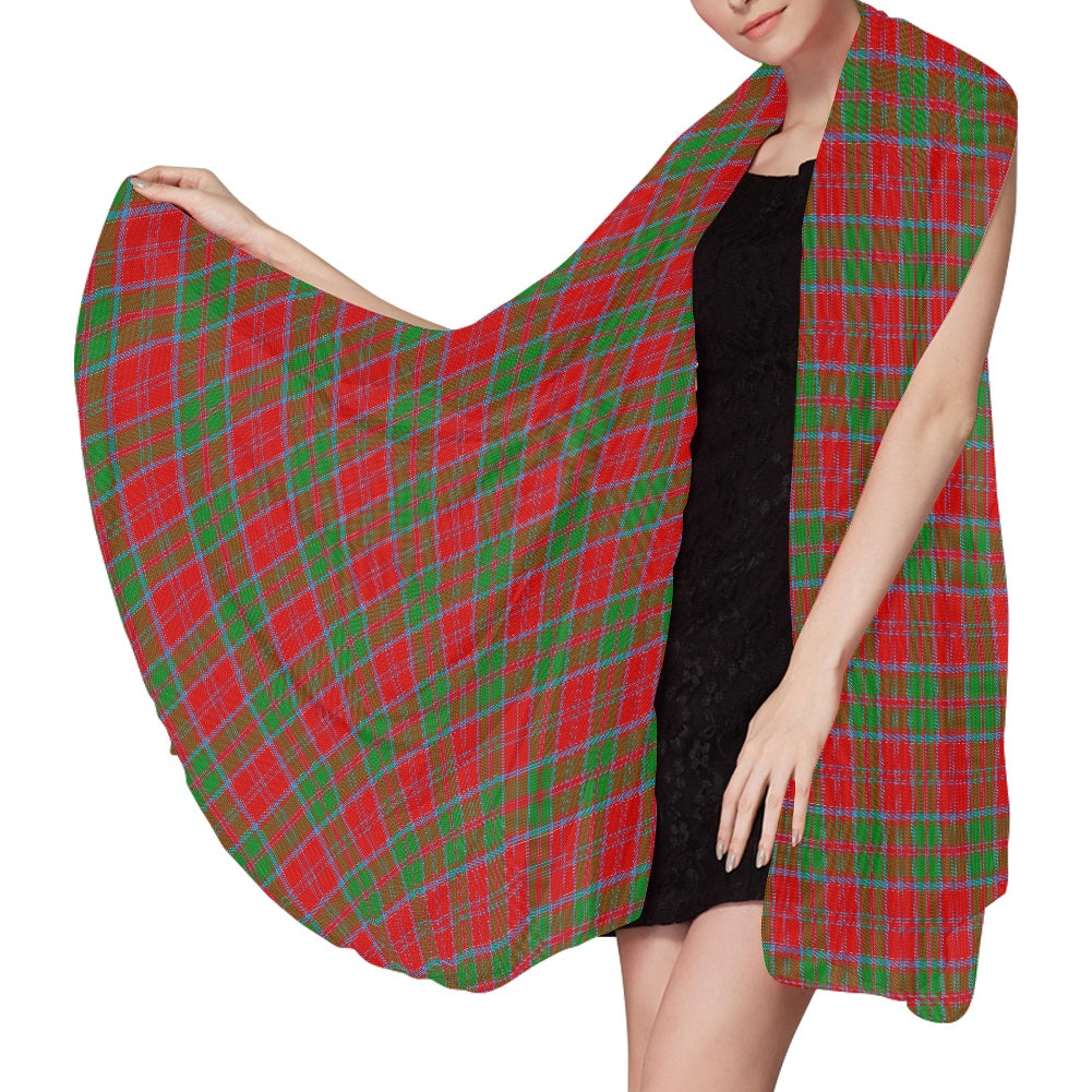 Clan Drummond Tartan Chiffon Scarf