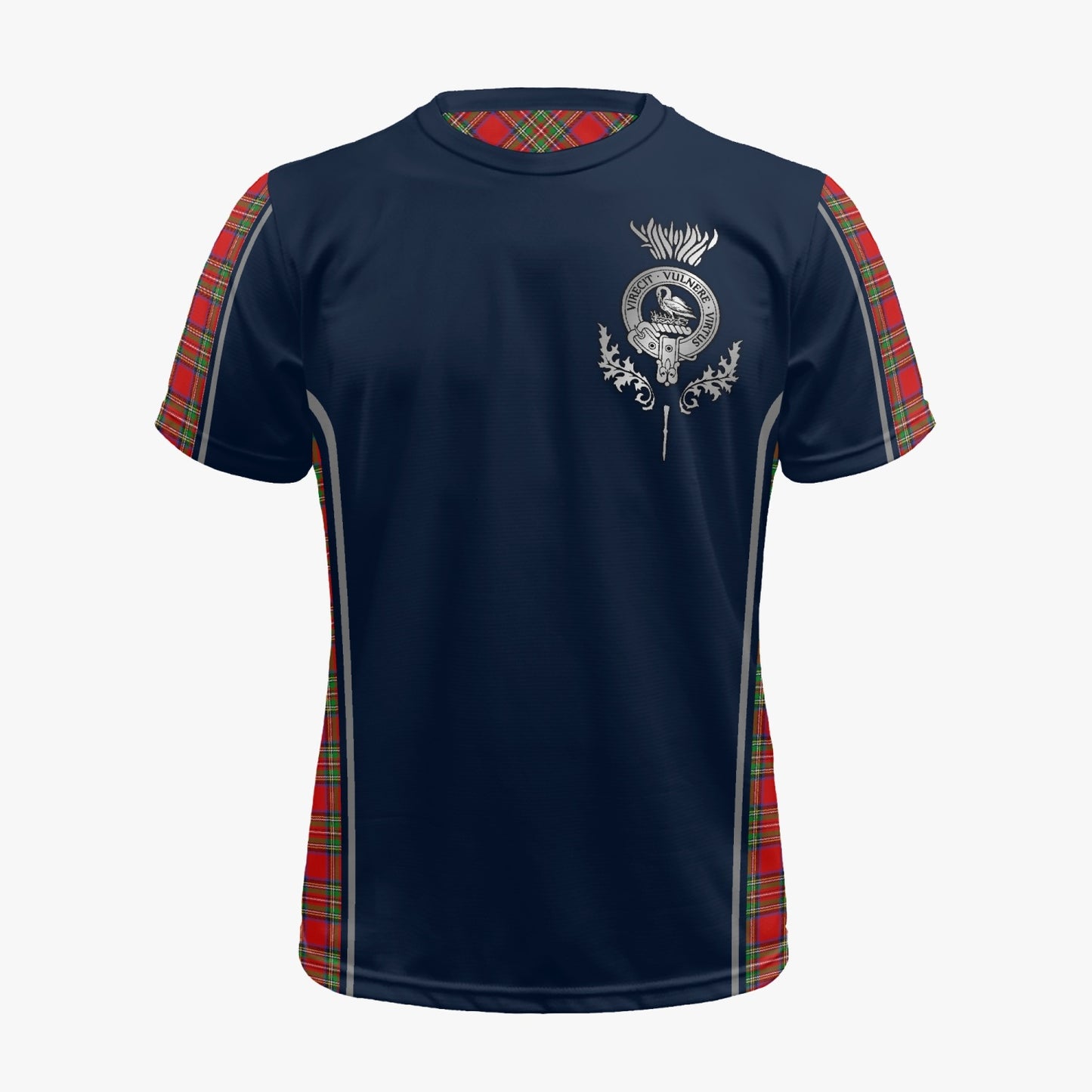 Clan Stewart Crest & Tartan Soccer Jersey