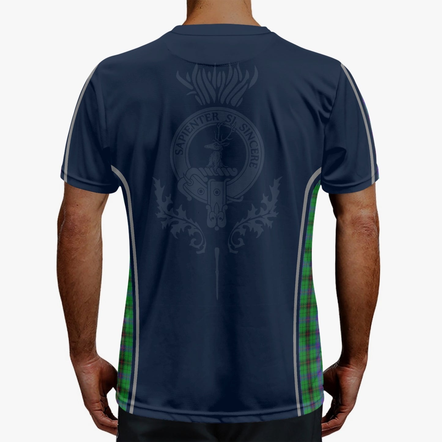 Clan Davidson Crest & Tartan Soccer Jersey