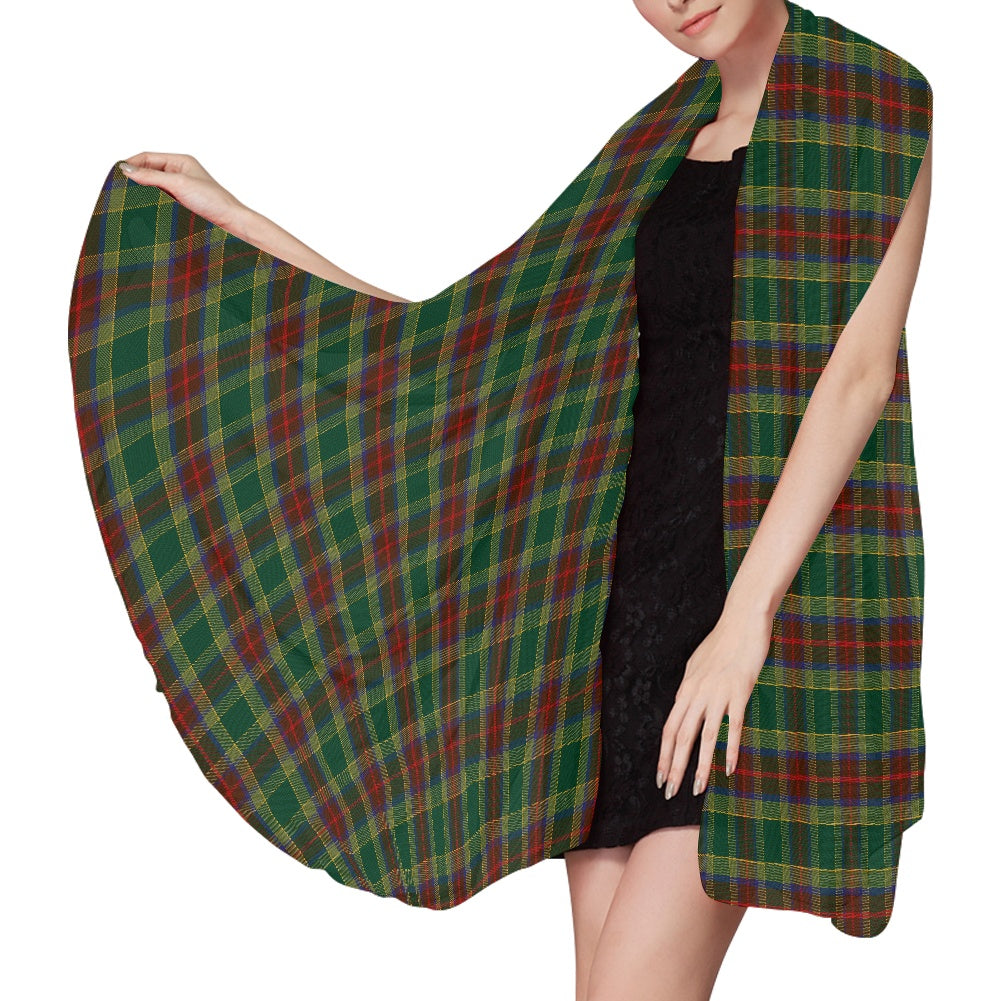 Irish County Waterford Tartan Chiffon Scarf