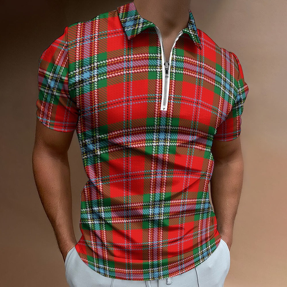 Clan MacLean Tartan Short sleeve polo shirt