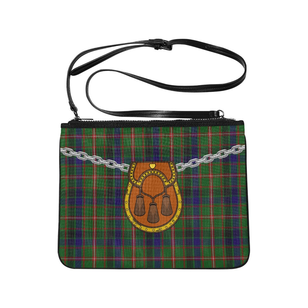Clan Reid Tartan Kilt Clutch Bag