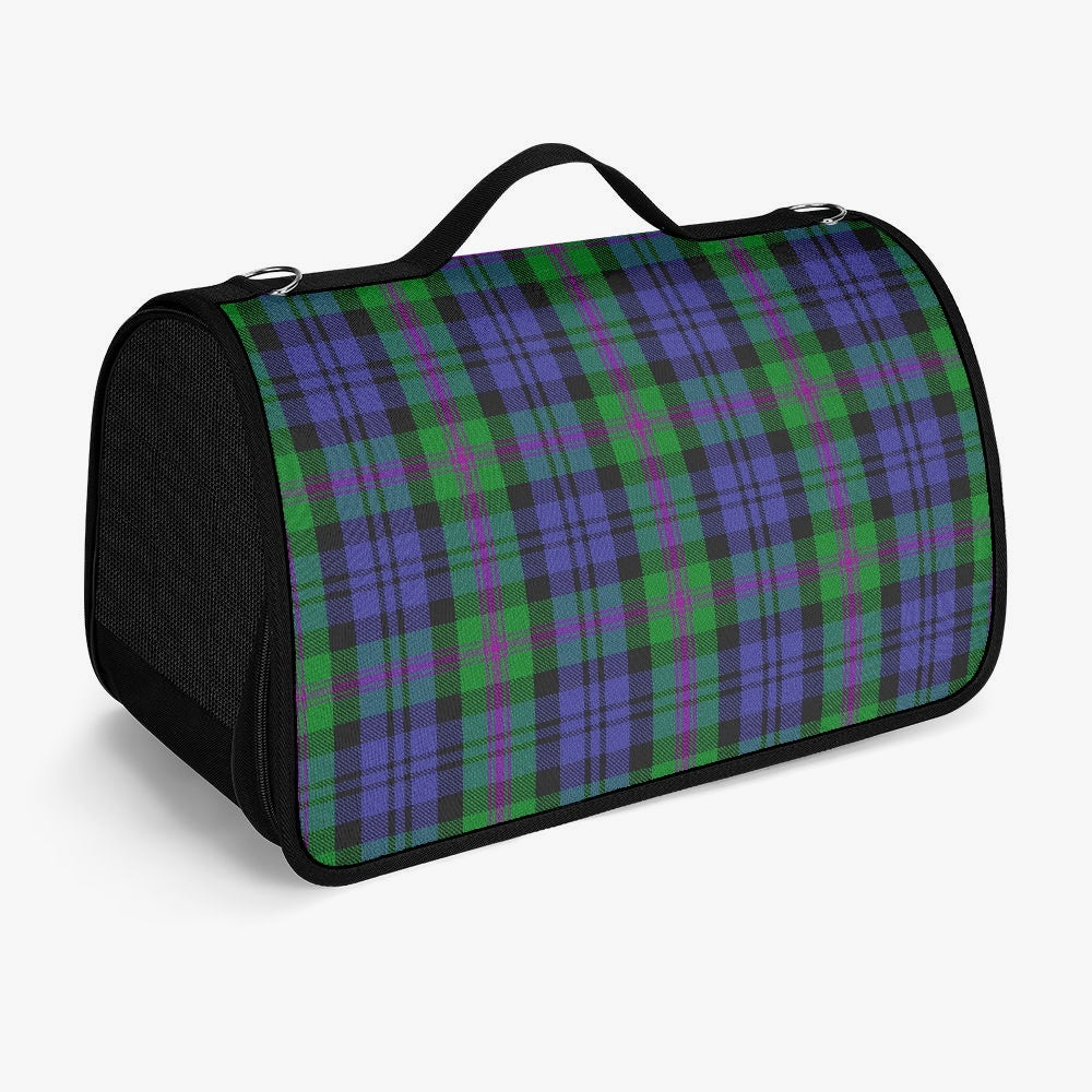 Clan Baird Tartan Pet Carrier Bag