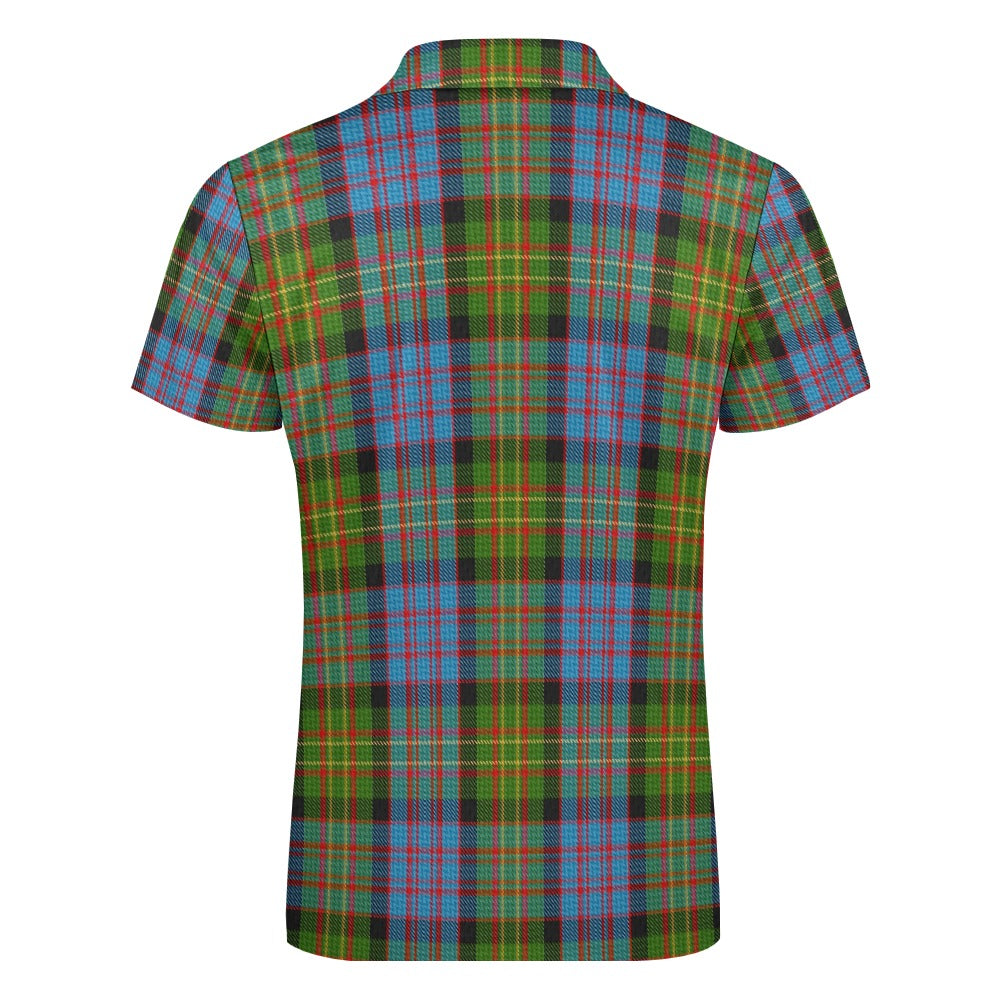 Clan Bowie Tartan Short sleeve polo shirt