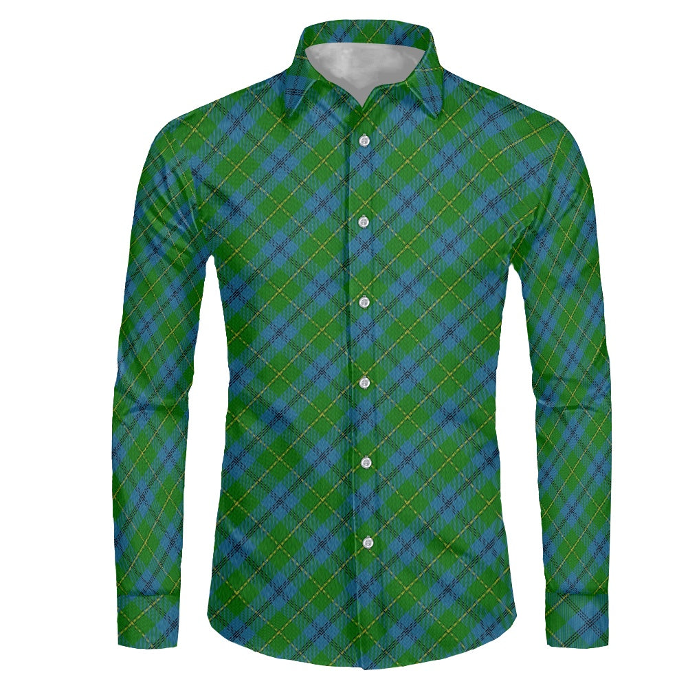 Clan Johnstone Tartan long-sleeved shirt