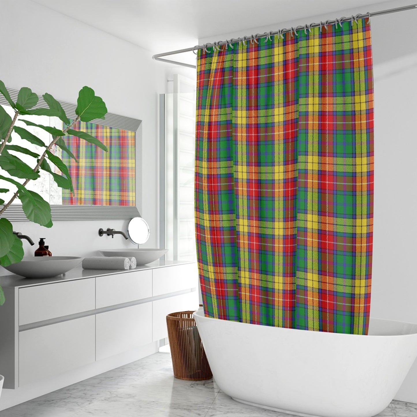 Clan Buchanan Quick-drying Shower Curtain