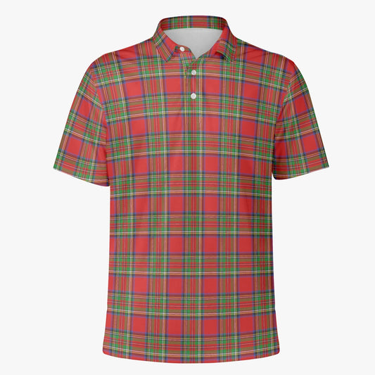 Clan Stewart Tartan Polo Shirt
