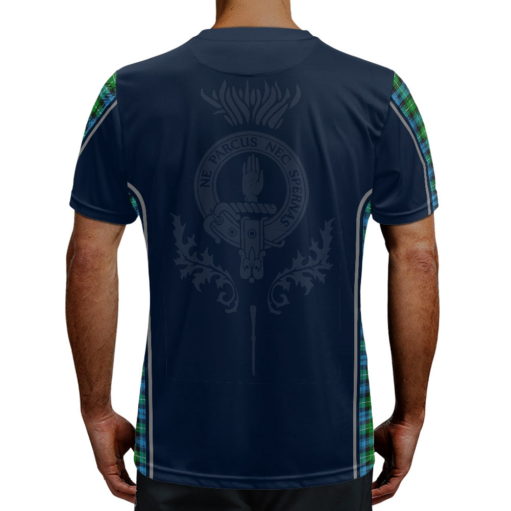 Clan Lamont Crest & Tartan Football Shirt