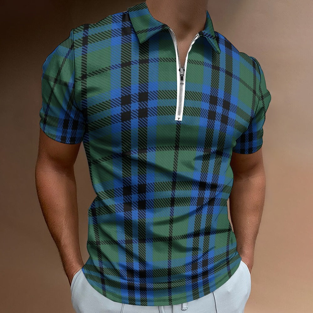 Clan Keith Tartan Short sleeve polo shirt