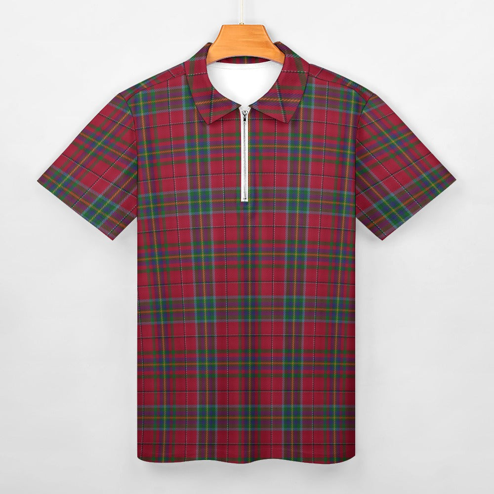 US State - West Virginia Tartan Short sleeve polo shirt