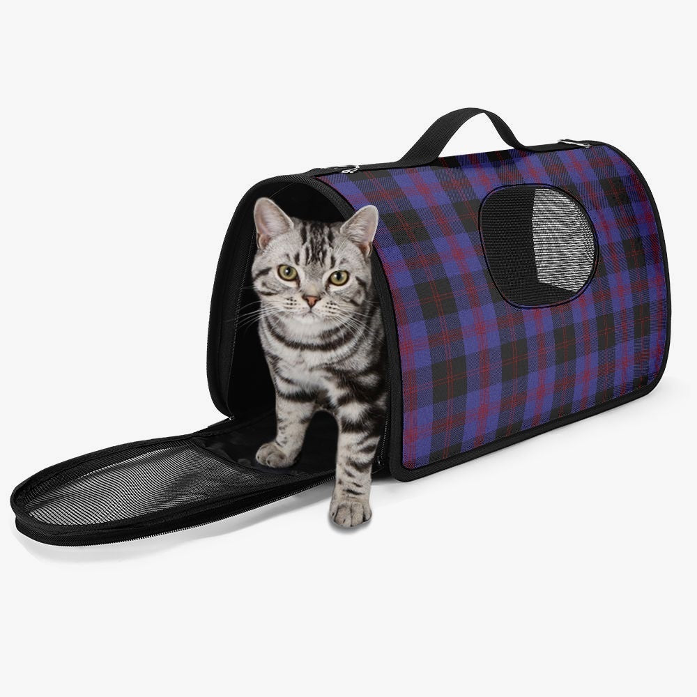 Angus District Tartan Pet Carrier Bag