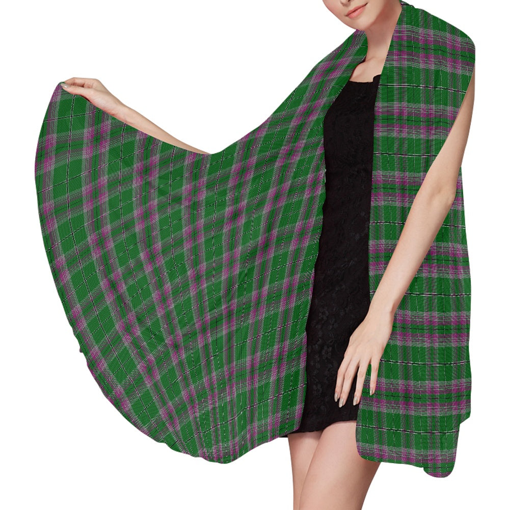 Clan Gray Hunting Tartan Chiffon Scarf