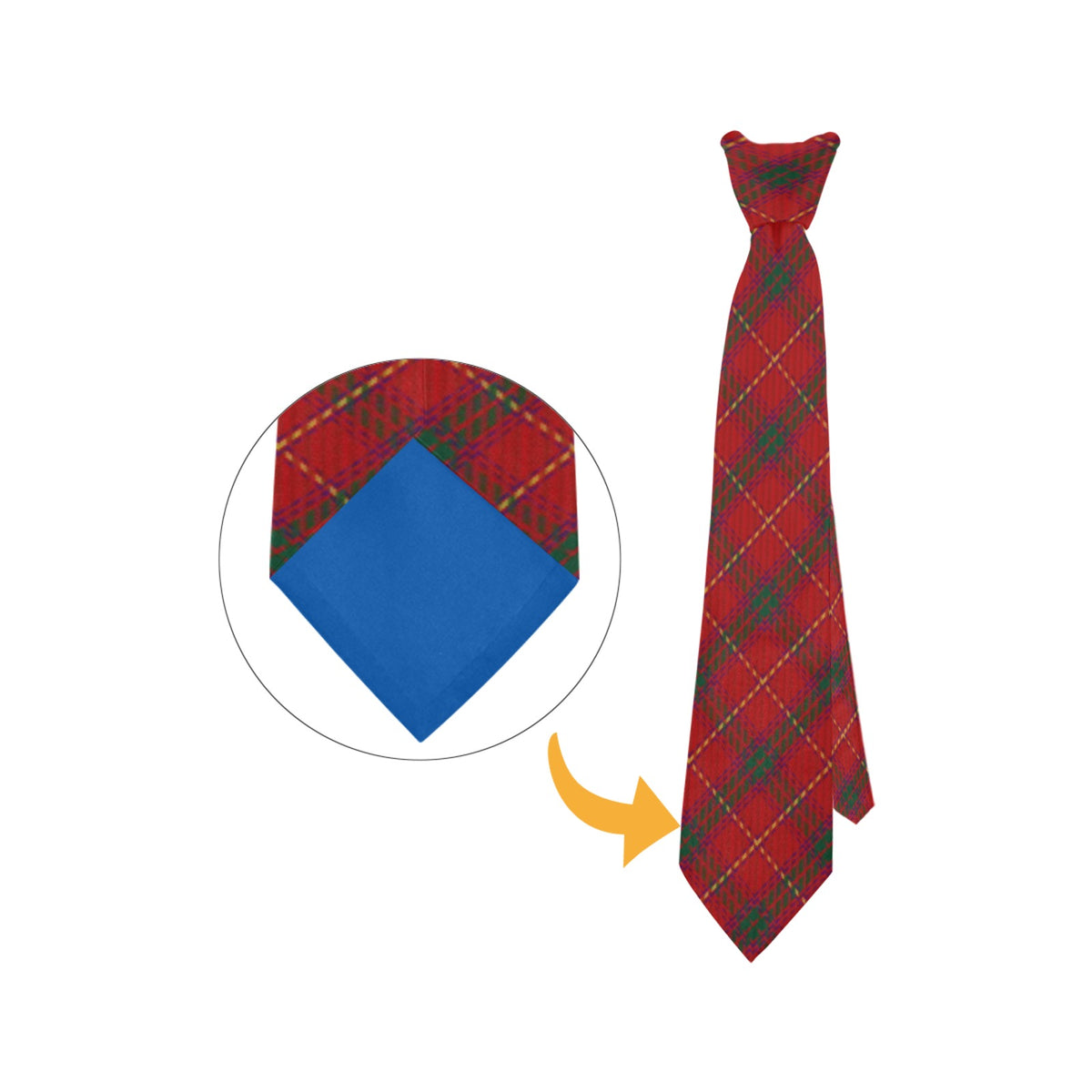 Irish County Galway Tartan Necktie