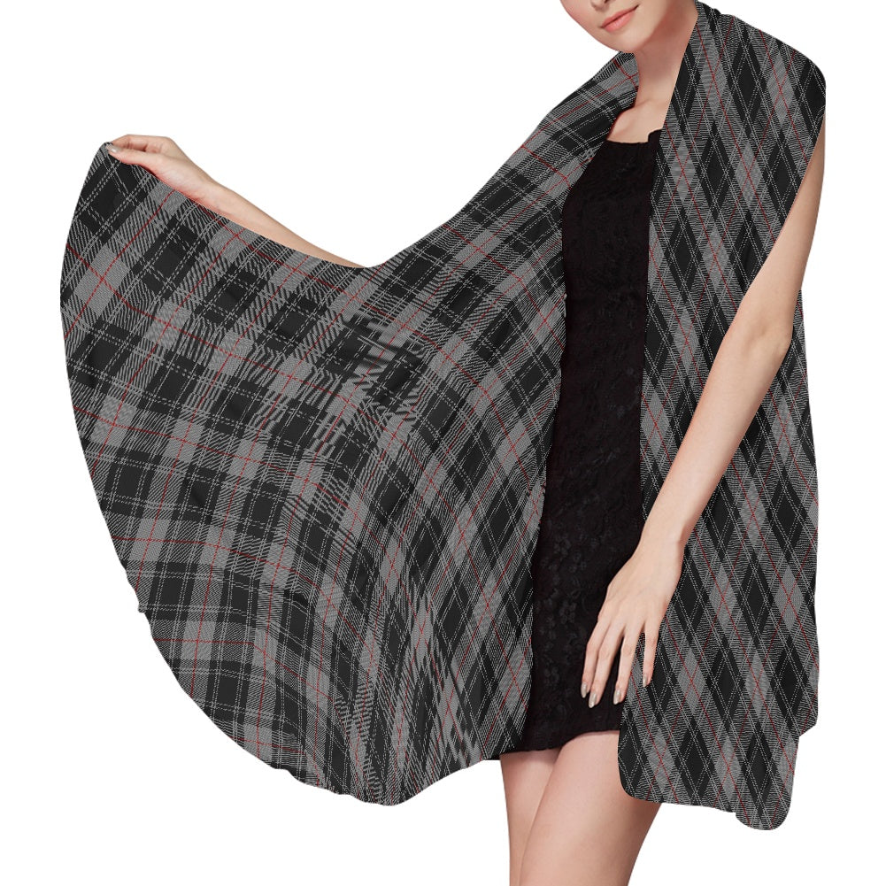 Clan Moffat Tartan Bias Chiffon Scarf
