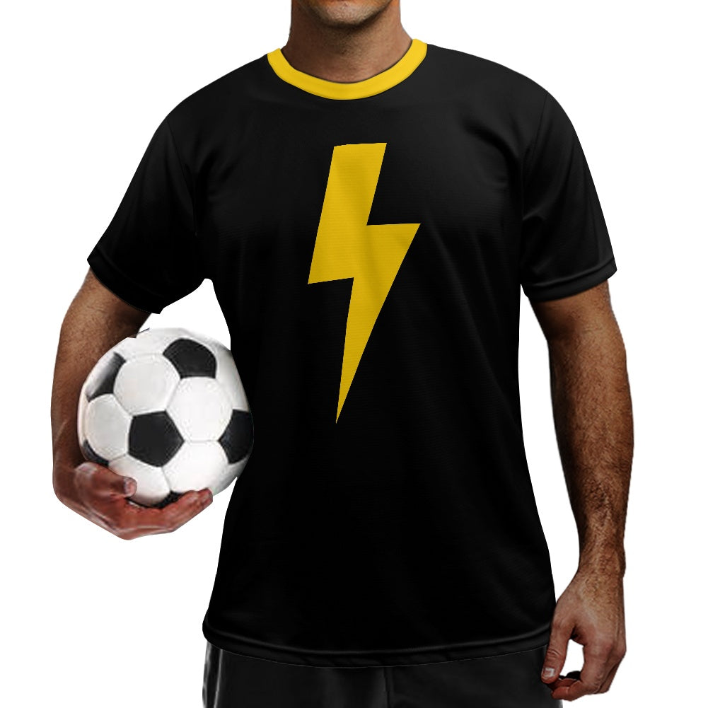 Lightning Bolt - Gold - Football Shirt