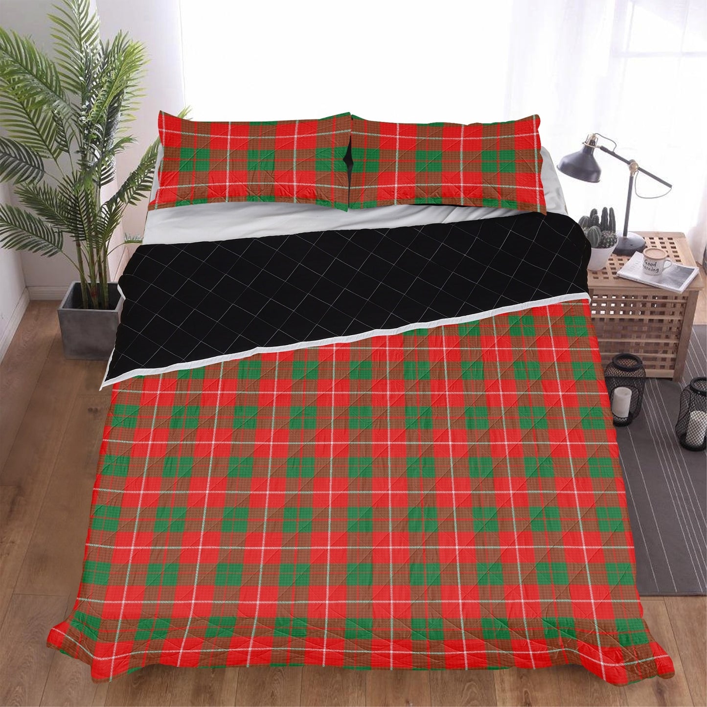 Clan MacKinnon Tartan Quilt Bed Sets