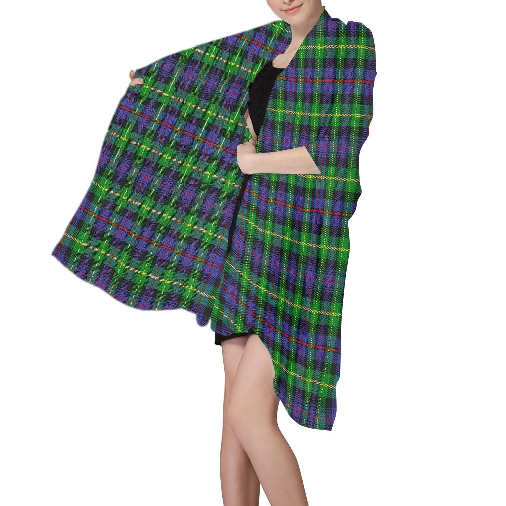 Clan Farquharson Tartan Chiffon Scarf