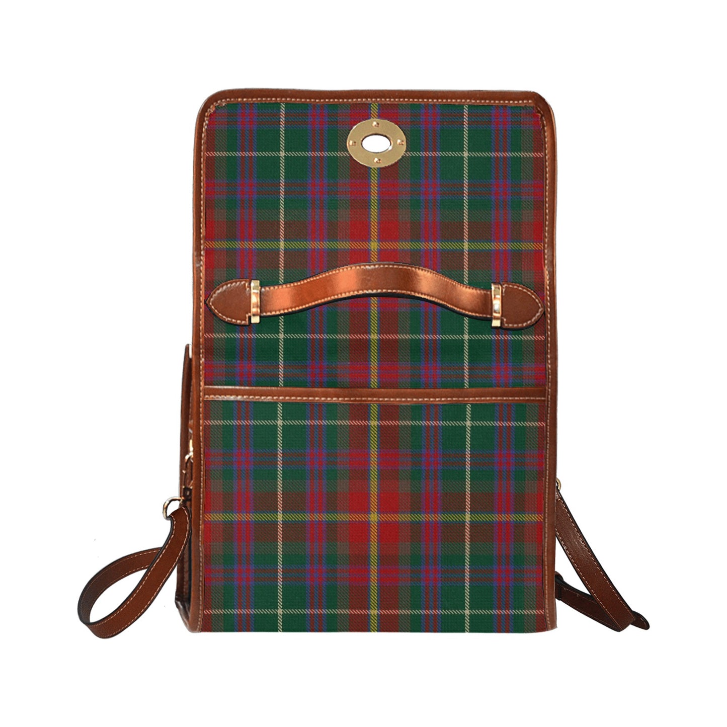 Irish County Meath Tartan Canvas Handbag