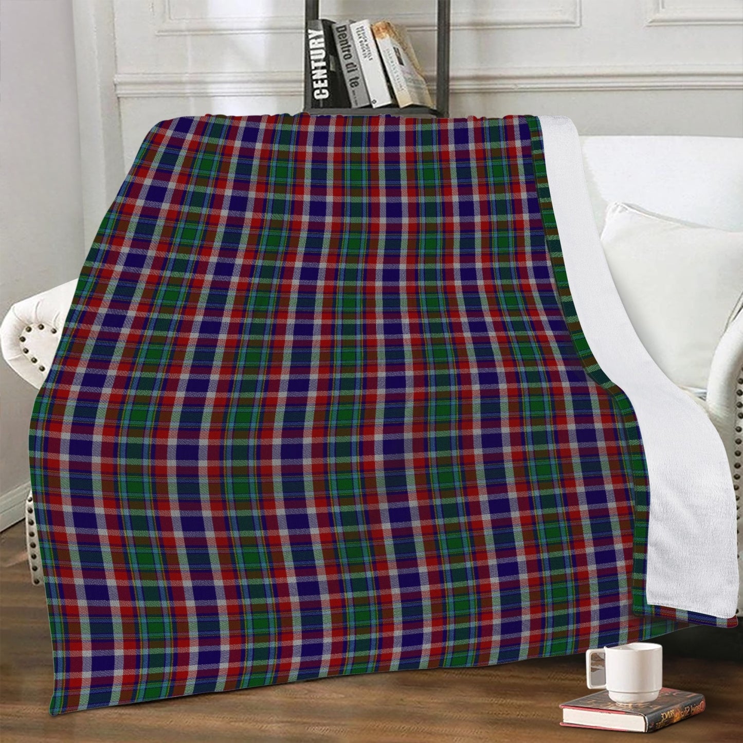 US State - Ohio Tartan Fleece Blanket