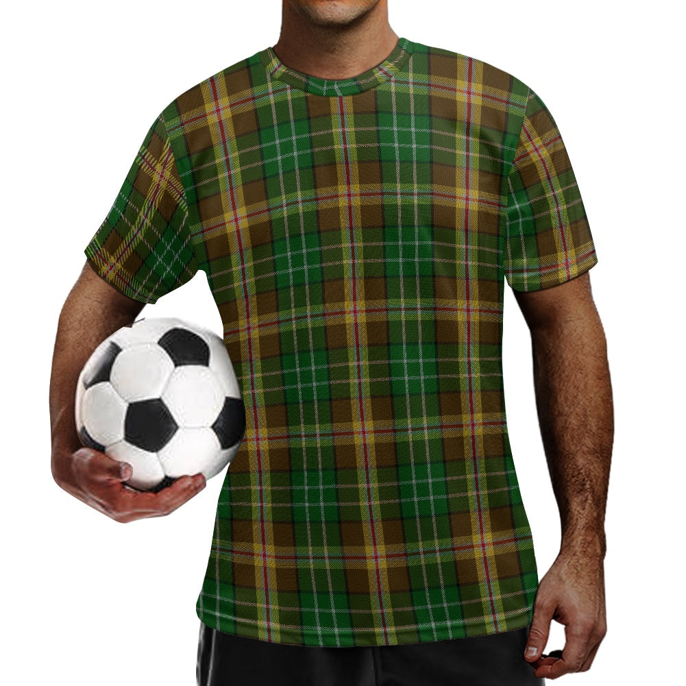 Clan MacShane Tartan Football Shirt white