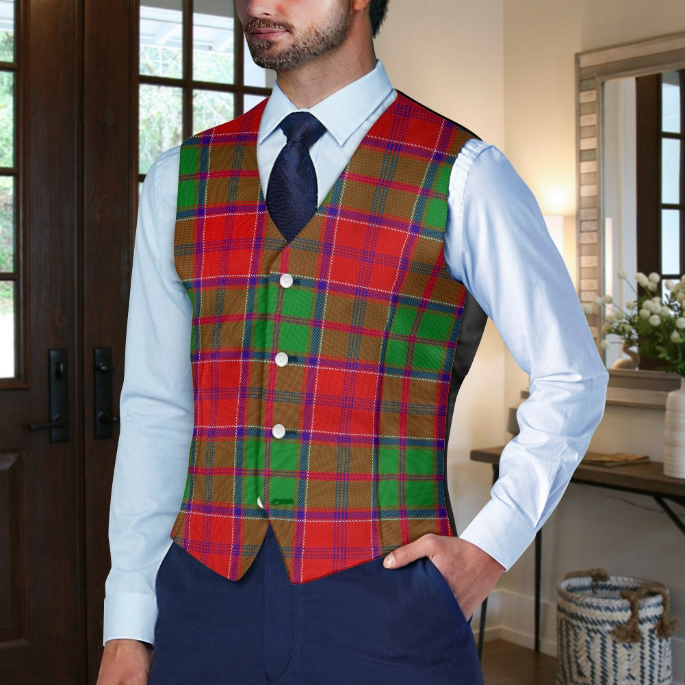 Clan Heron Tartan Suit vest jacket