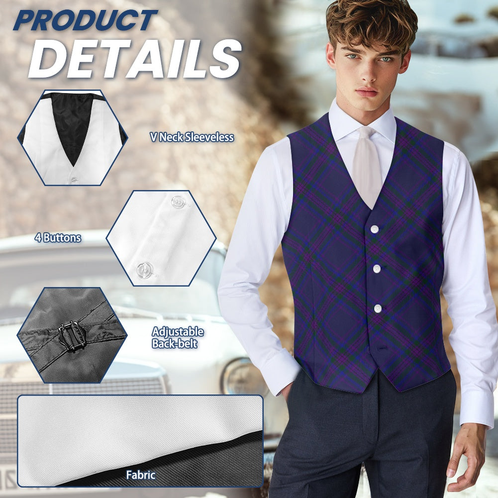 Spirit of Scotland Tartan Bias Suit vest jacket